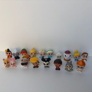 Disney Doorables‎ Lot of 19 Some HTF Chip Ursula Winnie the Pooh Tink Michael